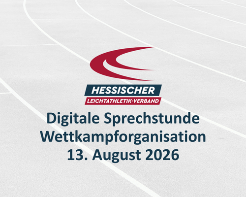 Digitale Sprechstunde zur Wettkampforganisation